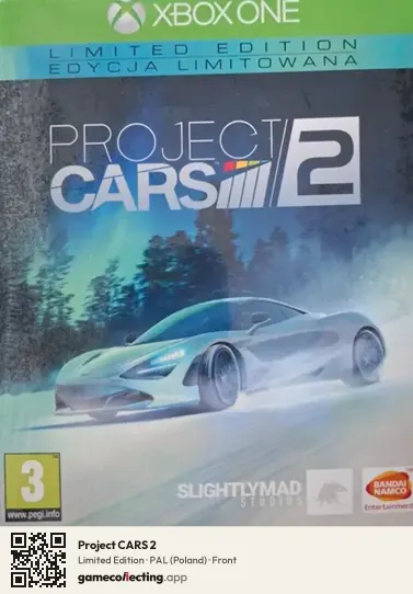 Project CARS 2 Xbox One, Poland box front