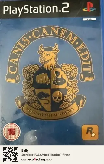 Bully PlayStation 2, United Kingdom box front