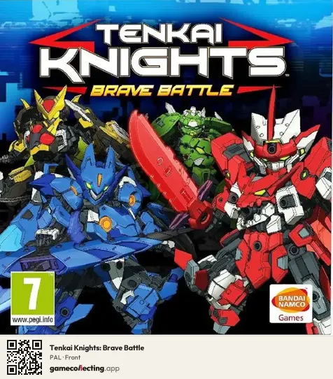 Tenkai Knights: Brave Battle Nintendo 3DS, PAL box front