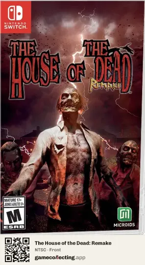 The House of the Dead: Remake Nintendo Switch, NTSC box front