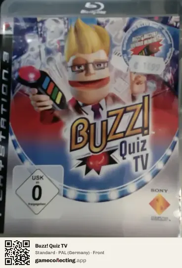 Buzz! Quiz TV PlayStation 3, Germany box front