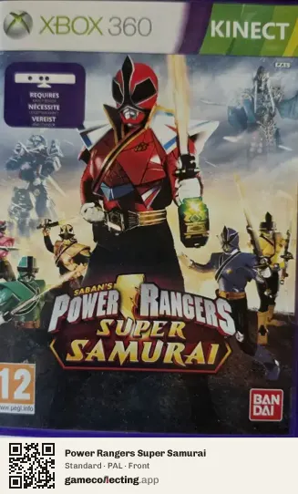 Power Rangers Super Samurai Xbox 360, PAL box front