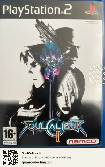 SoulCalibur II PlayStation 2, Nordic countries box front