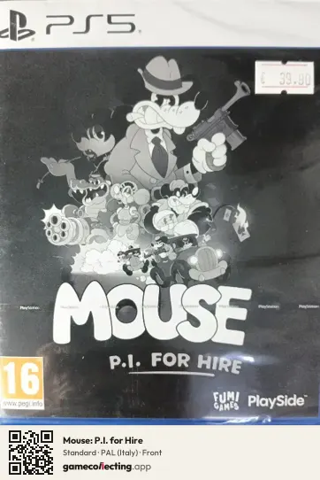 Mouse: P.I. for Hire PlayStation 5, Italy box front