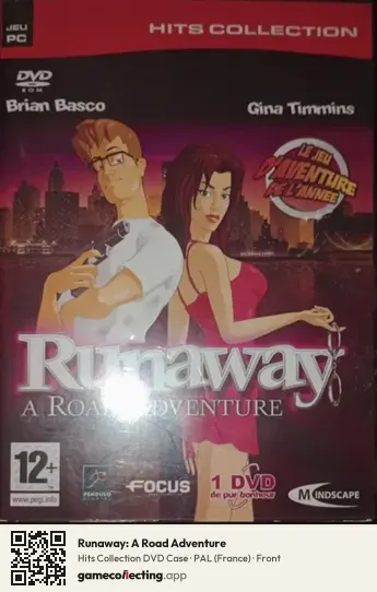 Runaway: A Road Adventure Computer, France box front
