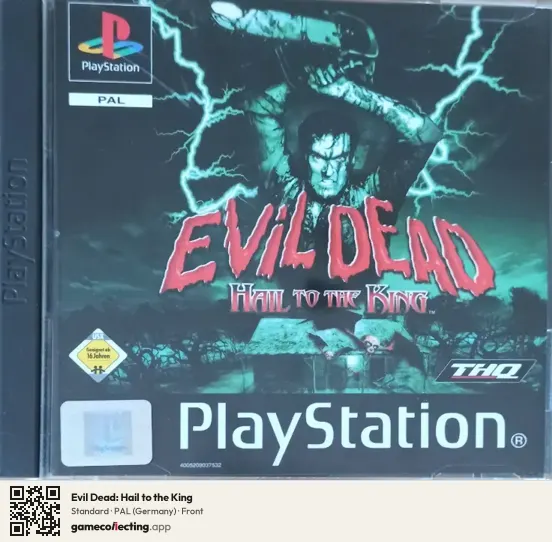 Evil Dead: Hail to the King PlayStation, Germany box front