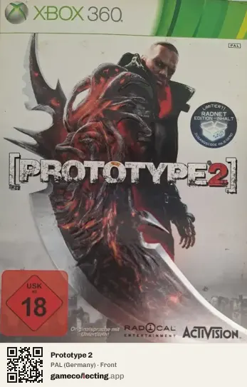 Prototype 2 Xbox 360, Germany box front