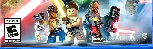 LEGO Star Wars: The Skywalker Saga, the ESRB box on its front