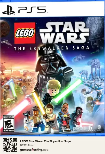 LEGO Star Wars: The Skywalker Saga PlayStation 5, NTSC box front