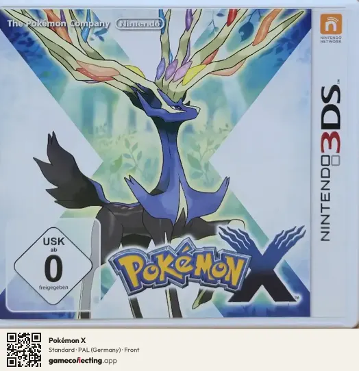 Pokémon X Nintendo 3DS, Germany box front