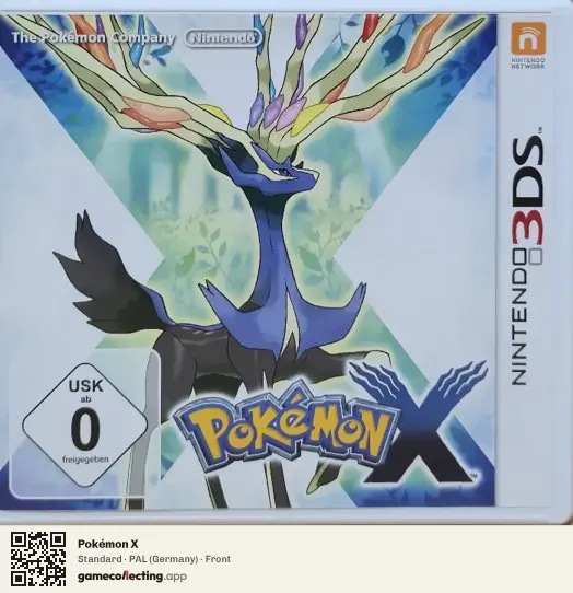 Pokémon X Nintendo 3DS, Germany box front