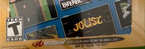 Midway Arcade Treasures, the ESRB box on its front