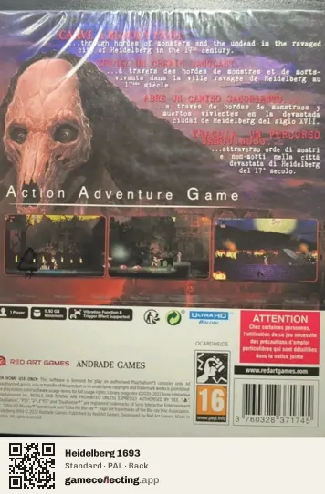 Heidelberg 1693 PlayStation 5, PAL box back
