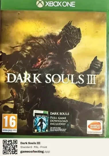 Dark Souls III Xbox One, PAL box front