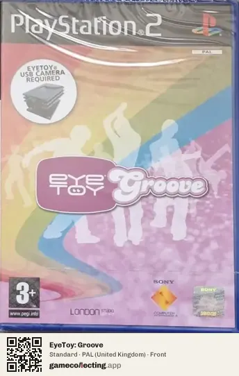 EyeToy: Groove PlayStation 2, United Kingdom box front