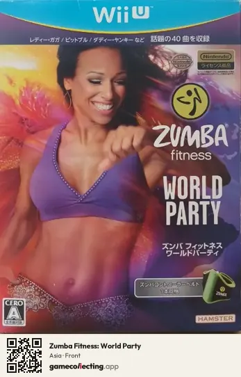 Zumba Fitness: World Party Nintendo Wii U, Asia box front