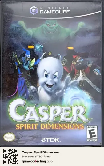 Casper: Spirit Dimensions Nintendo GameCube, NTSC box front