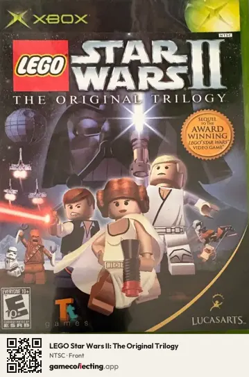 LEGO Star Wars II: The Original Trilogy Xbox, NTSC box front