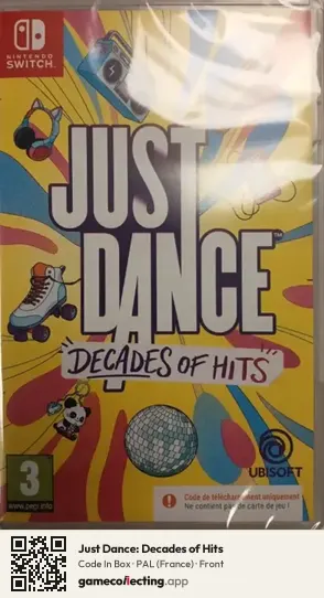 Just Dance: Decades of Hits Nintendo Switch, France box front