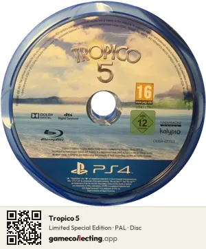 Tropico 5 PlayStation 4, PAL disc