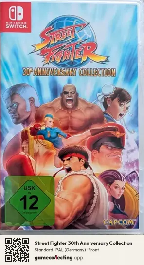 Street Fighter 30th Anniversary Collection Nintendo Switch, Germany box front