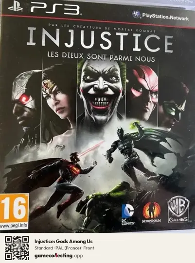 Injustice: Gods Among Us PlayStation 3, France box front