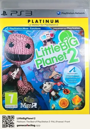 LittleBigPlanet 2 PlayStation 3, France box front
