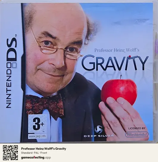 Professor Heinz Wolff's Gravity Nintendo DS, PAL box front