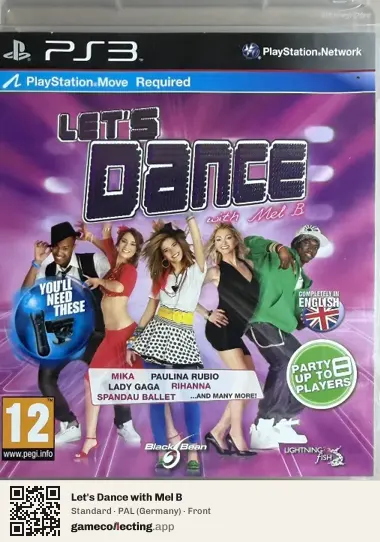 Let's Dance with Mel B PlayStation 3, Germany box front
