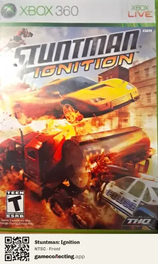 Stuntman: Ignition Xbox 360, NTSC box front