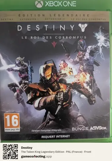 Destiny Xbox One, France box front
