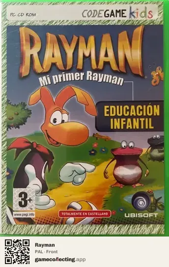 Rayman Computer, PAL box front