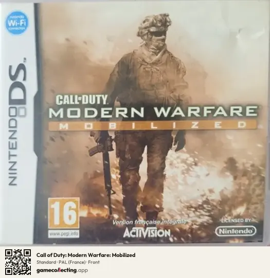 Call of Duty: Modern Warfare: Mobilized Nintendo DS, France box front