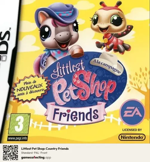 Littlest Pet Shop: Country Friends Nintendo DS, PAL box front