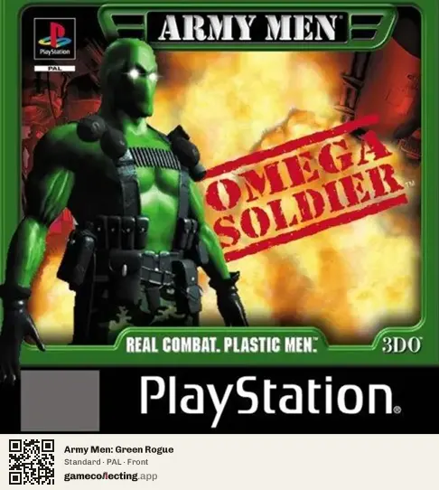 Army Men: Green Rogue PlayStation, PAL box front