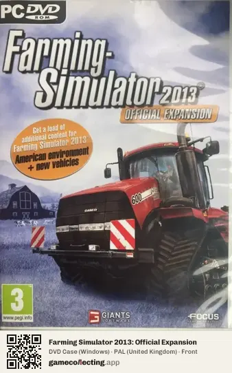 Farming Simulator 2013: Official Expansion Computer, United Kingdom box front