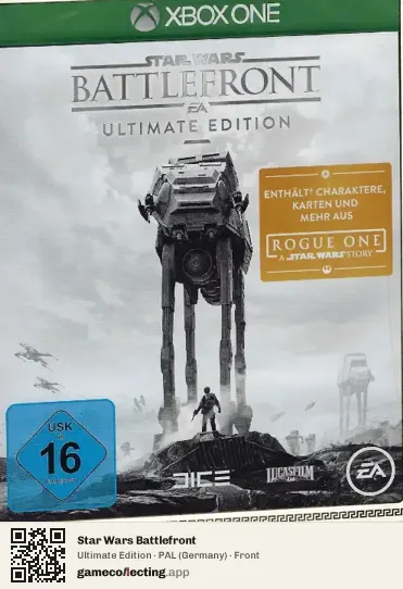 Star Wars Battlefront Xbox One, Germany box front