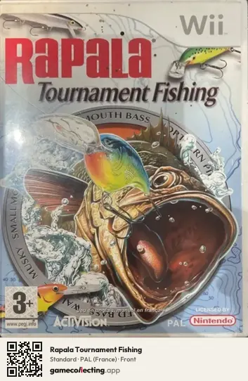 Rapala Tournament Fishing Nintendo Wii, France box front