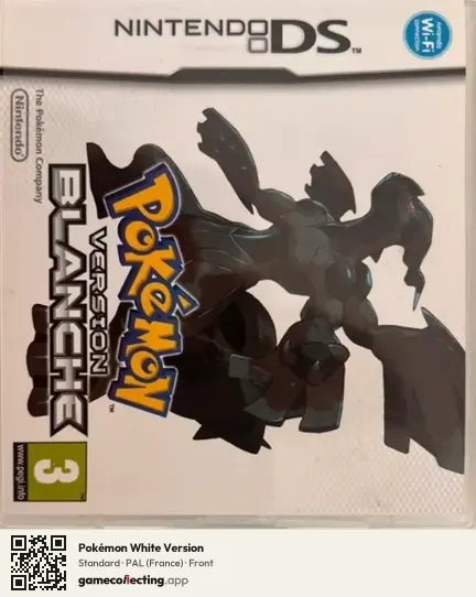 Pokémon White Version Nintendo DS, France box front
