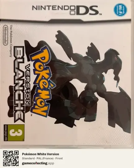 Pokémon White Version Nintendo DS, France box front