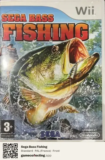 Sega Bass Fishing Nintendo Wii, France box front