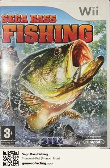 Sega Bass Fishing Nintendo Wii, France box front