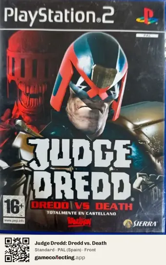 Judge Dredd: Dredd vs. Death PlayStation 2, Spain box front