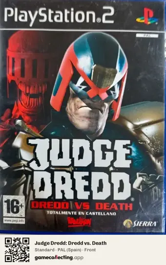Judge Dredd: Dredd vs. Death PlayStation 2, Spain box front
