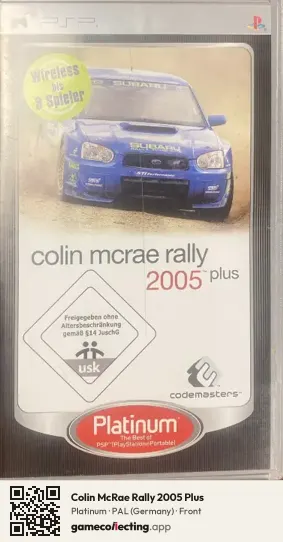 Colin McRae Rally 2005 Plus PlayStation Portable, Germany box front