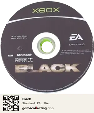Black Xbox, PAL disc