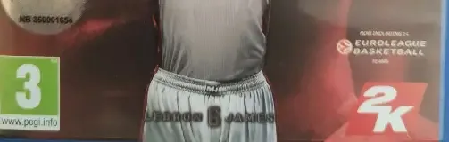 NBA 2K14, the PEGI square on its front