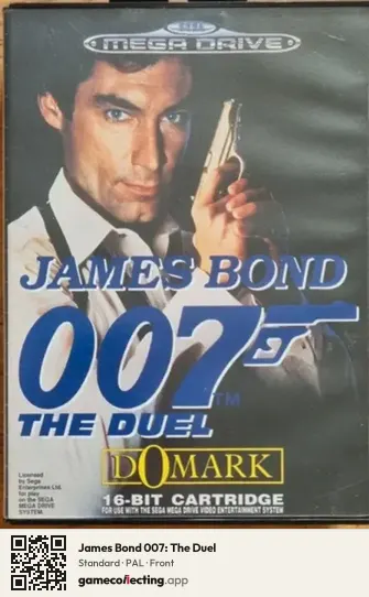 James Bond 007: The Duel Sega Mega Drive / Genesis, PAL box front