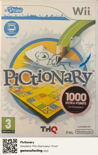 Pictionary Nintendo Wii, Germany box front