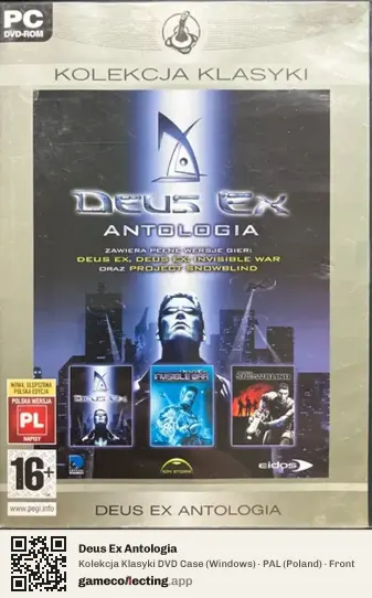 Deus Ex Antologia Computer, Poland box front
